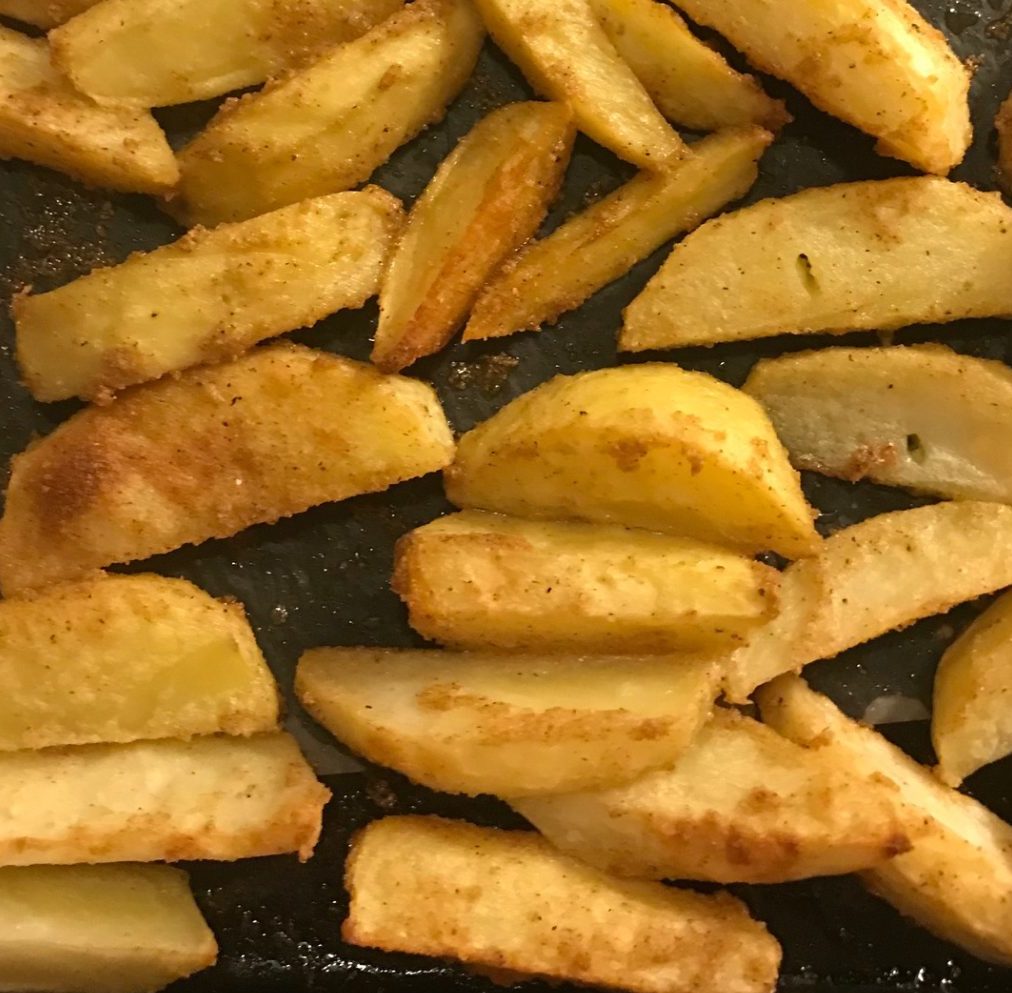 Opekané horčicové zemiaky